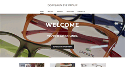 Desktop Screenshot of dorfzauneyegroup.com